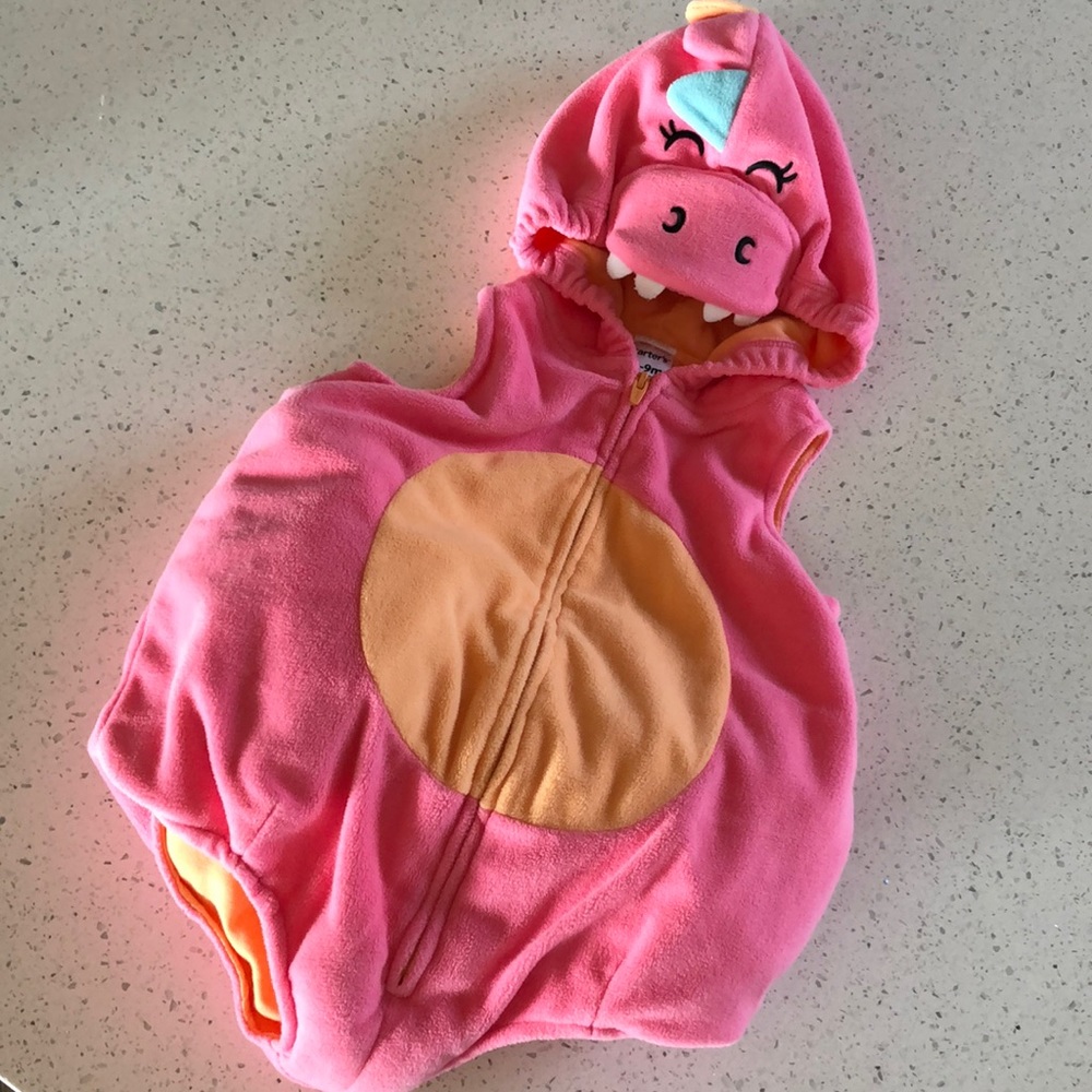 Carter’s pink dino costume 6-9 months